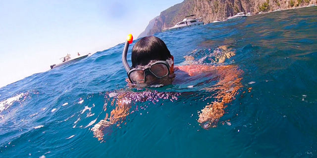 Amalfi Coast Boat Trips with Snorkeling